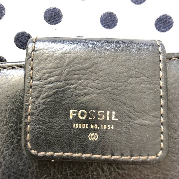 Fossil black and emerald green wallet - Picture 2 of 5